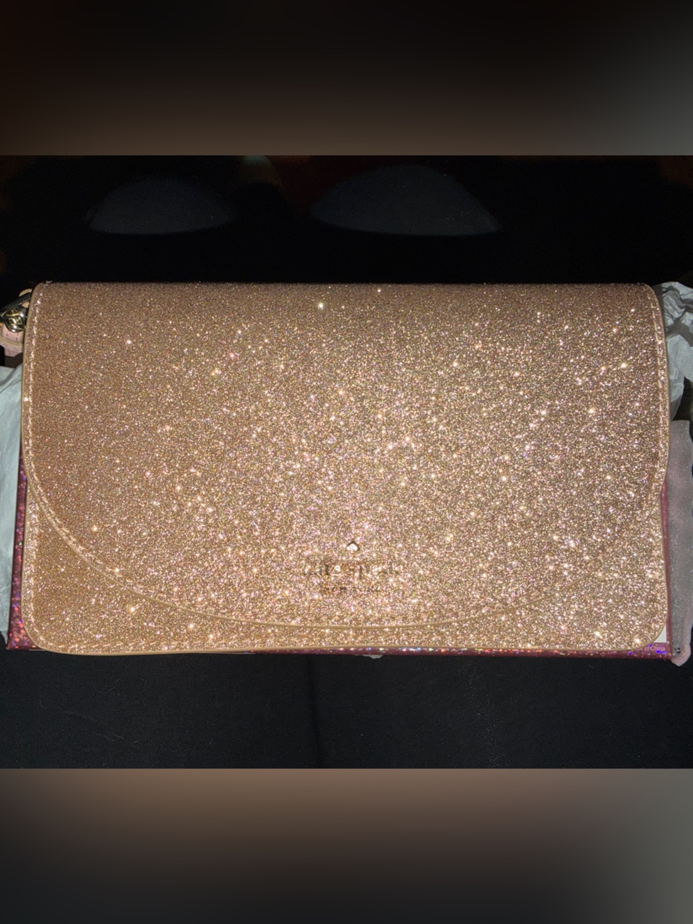 Kate Spade Metallic Gold Clutch